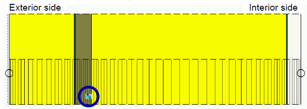 Infiltration source in flat roof